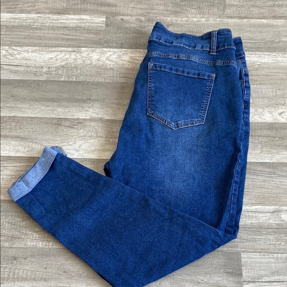 Stylish Blue Denim Jeans D - Picture 2 of 2